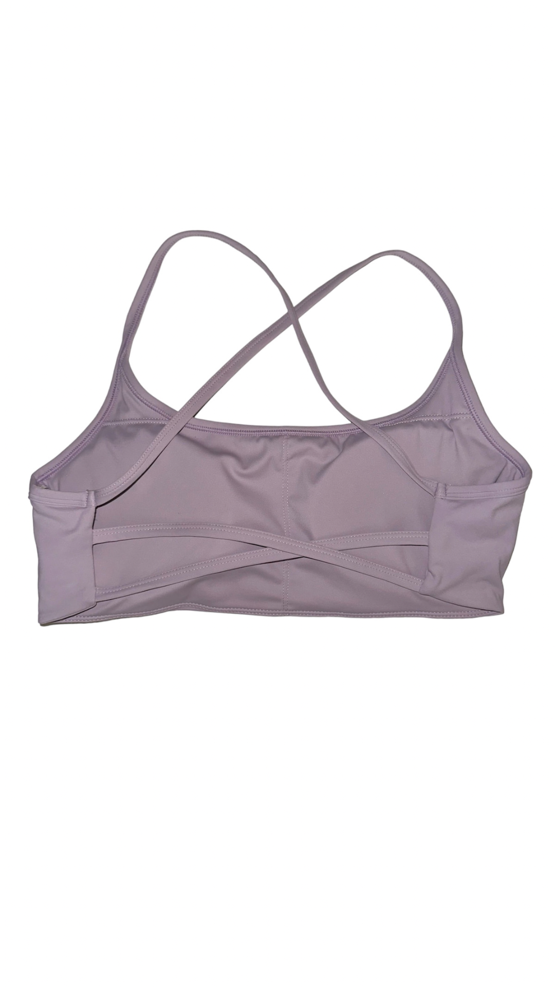 Cross Back Bra Lilac