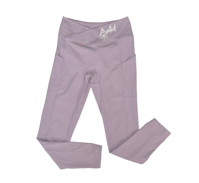 Cross Band Leggings Lilac